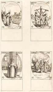 Santa Aurea; San Bartolomé; San Luis; San Genesio de Jacques Callot