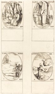 San Gil; San Lupo; Santa Ana; San Nonoso de Jacques Callot