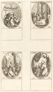 San Ignacio; Purificación de la Virgen; San Blas; San Isidoro de Jacques Callot