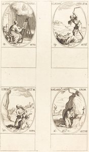 San Lucas; San Luciano; Santa Irene; San Hilarión de Jacques Callot