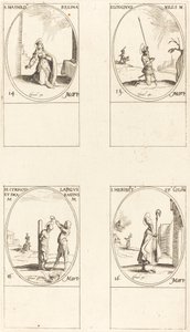 Santa Matilde; San Longinos; San Ciriaco; San Heriberto de Jacques Callot