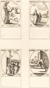 San Pantaleón; Santos Nazario y Celso; Santa Marta; Santa Beatriz de Jacques Callot