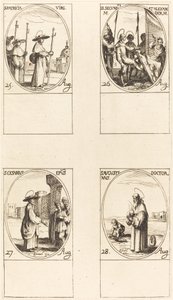 Santa Patricia; Santos Secundus y Alejandro; San Cesáreo; San Agustín de Jacques Callot