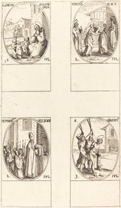 San Simeón Salus; La Visitación; Deposición de las ropas de la Virgen; San Hiacintus