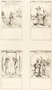 Santa Tecla; San Lino; Santos Andochio y Tirso; San Cleofás de Jacques Callot