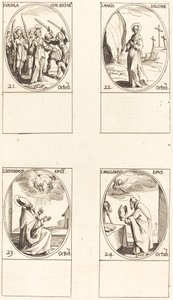 Santa Úrsula y Compañeras; Santa María Salomé; San Severino; San Maglorio de Jacques Callot