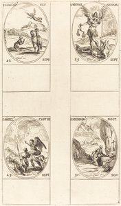 San Wenceslao; San Miguel, Arcángel; El ángel de la guarda; San Jerónimo de Jacques Callot