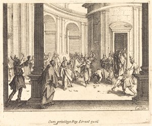 Lapidación de Jesús de Jacques Callot