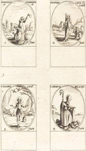 Santos Panfilio y Porfirio; Santa Blandina y compañeros; San Erasmo; San Optato de Jacques Callot