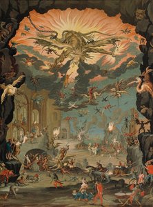 Tentación de San Antonio, de Jacques Callot (1592-1635)