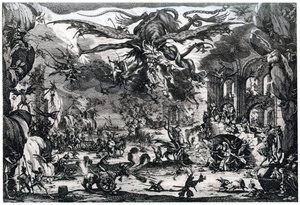 Tentación de San Antonio, c1615-1635, 1924