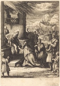 La adoración de los magos de Jacques Callot