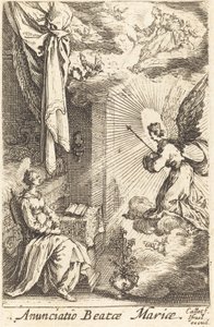 La Anunciación, en o después de 1630 de Jacques Callot