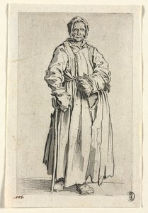 Los mendigos: Mujer tuerta, c. 1623