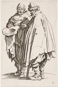 El ciego y su compañero, n. 9 de la serie Los mendigos de Jacques Callot