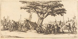 El campamento, c. 1633 de Jacques Callot