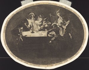 Los jugadores de cartas de Jacques Callot