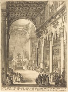 El catafalco del emperador Matías de Jacques Callot