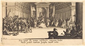 La condena a muerte, c. 1618 de Jacques Callot