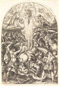La Conversión de San Pablo, 1608-1611 de Jacques Callot