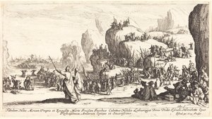El cruce del Mar Rojo de Jacques Callot