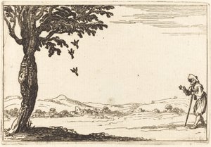 El cuervo y sus crías de Jacques Callot