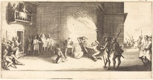 La coronación de espinas de Jacques Callot
