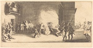 La coronación de espinas de Jacques Callot