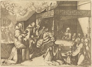 La muerte de la reina de Jacques Callot