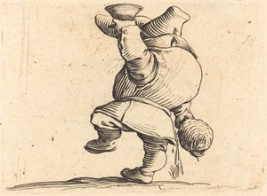 El bebedor, vista trasera de Jacques Callot