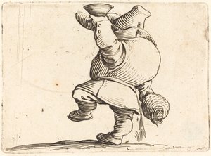 El Bebedor, Vista Posterior de Jacques Callot