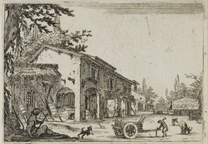 La fábrica, de Los Caprichos de Jacques Callot