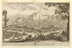 La feria en Impruneta de Jacques Callot