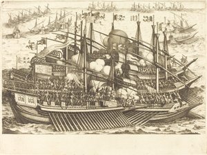 La primera batalla naval