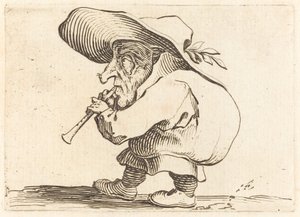 El Flautista, c. 1622 de Jacques Callot