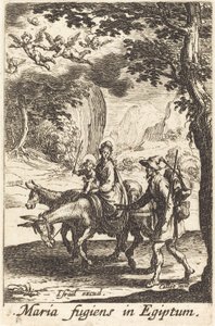 La huida a Egipto de Jacques Callot