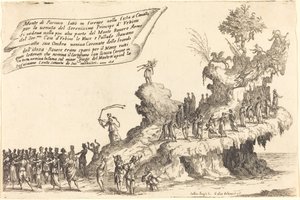 El flotador del Monte Parnaso de Jacques Callot