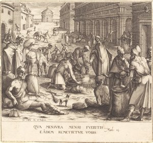 Los pesadores de grano de Jacques Callot