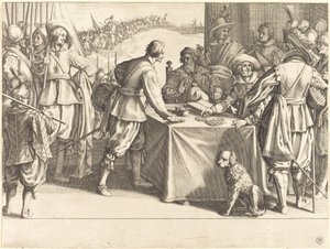 La contratación de las tropas de Jacques Callot