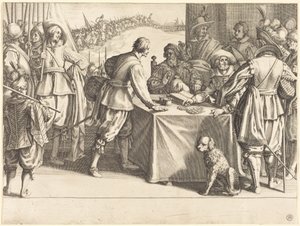 El reclutamiento de las tropas de Jacques Callot