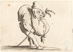 El jorobado con bastón de Jacques Callot