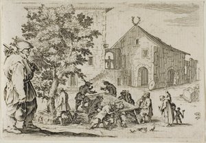 La posada, de Los Caprichos de Jacques Callot