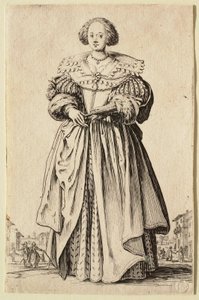 La dama del abanico de Jacques Callot