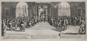 Las grandes miserias de la guerra: Distribución de recompensas de Jacques Callot