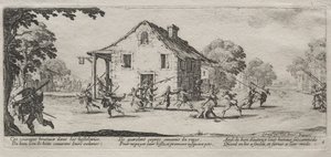 Las grandes miserias de la guerra: Saqueo de Jacques Callot