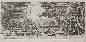 Las grandes miserias de la guerra: La venganza del campesino de Jacques Callot