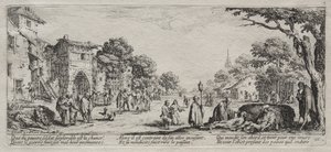 Las grandes miserias de la guerra: Los mendigos y los moribundos de Jacques Callot