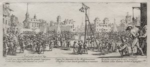 Las grandes miserias de la guerra: El estrapado de Jacques Callot