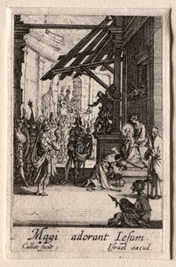 La vida de la Virgen: La Adoración de los Magos de Jacques Callot
