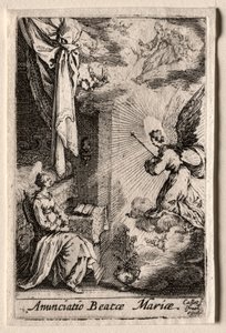 La vida de la Virgen: La Anunciación de Jacques Callot